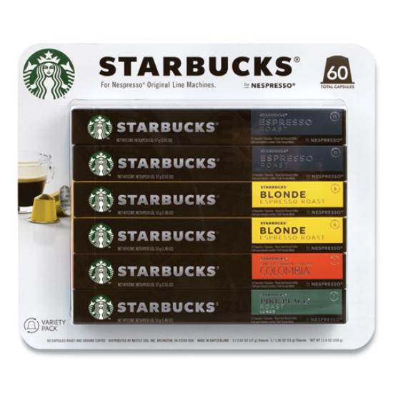 Picture of Pods Variety Pack, Blonde Espresso/colombia/espresso/pikes Place, 60 Pods/pack, Ships In 1-3 Business Days
