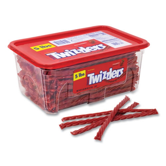 Picture of Strawberry Twists, Strawberry, 5 lb Tub, Ships in 1-3 Business Days