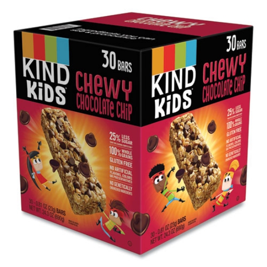 Picture of Kids Chewy Chocolate Chip, 8.1 oz Bars, 30/Pack, Ships in 1-3 Business Days