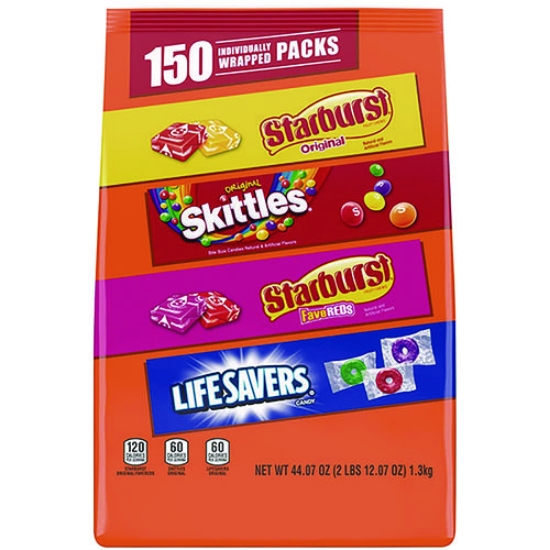 Picture of Chewy and Hard Candy Assortment, 44.07 oz Bag, 150 Individually Wrapped Pieces, Ships in 1-3 Business Days