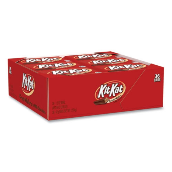 Picture of Wafer Bar With Milk Chocolate, 1.5 Oz Bar, 36 Bars/box, Ships In 1-3 Business Days