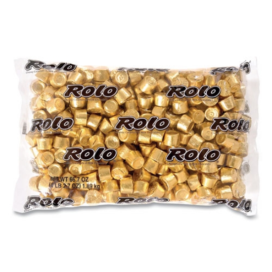 Picture of Bulk Pack Creamy Caramels Wrapped In Rich Chocolate Candy, 66.7 Oz Bag, Ships In 1-3 Business Days