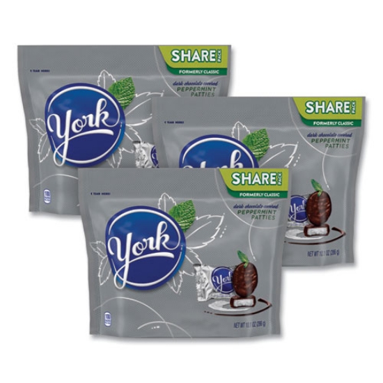 Picture of Share Pack Peppermint Patties, Miniatures, 10.1 Oz Bag, 3 Bags/pack, Ships In 1-3 Business Days