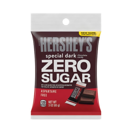 Picture of Miniatures Special Dark Sugar-Free Chocolate, 3 oz Bag, 12 Bags/Carton, Ships in 1-3 Business Days