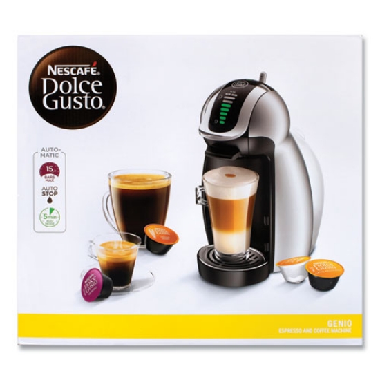 Picture of Genio 2 With Four Gusto Coffee And Rack Bundle, Black/silver, Ships In 1-3 Business Days