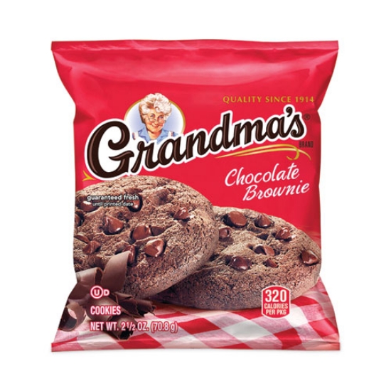 Picture of Big Chocolate Brownie, 2.5 oz Packet, 2 Brownies/Pack, 60 Packs/Carton, Ships in 1-3 Business Days