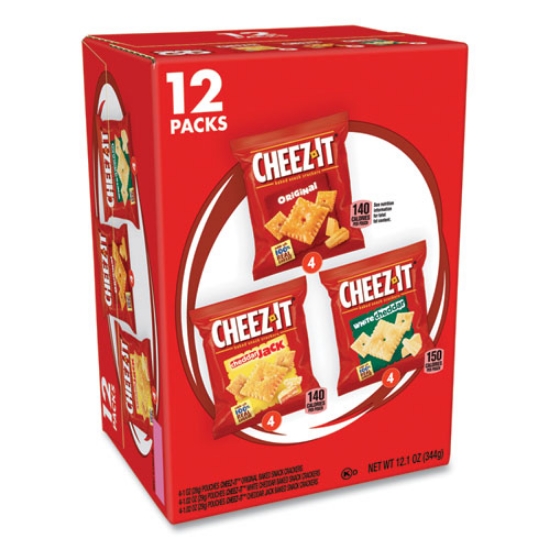 Picture of Baked Snack Crackers Variety Pack, Assorted Flavors, (8) 0.75 oz and (37) 1.5 oz Bags/Box, Ships in 1-3 Business Days