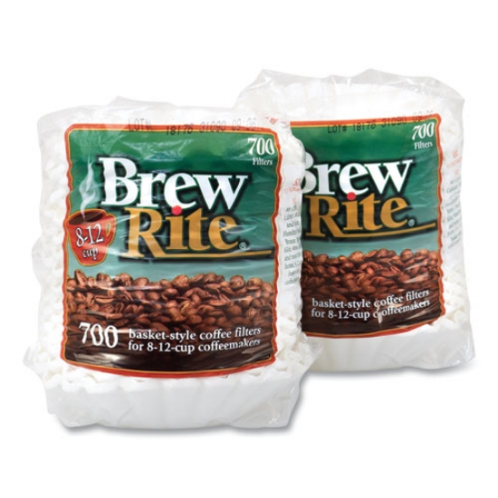 Picture of Basket Coffee Filters, 8 To 12 Cup Size, 700/bag, 2 Bags/pack, Ships In 1-3 Business Days