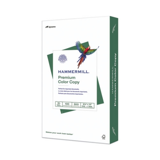 Picture of Premium Color Copy Print Paper, 100 Bright, 28 lb Bond Weight, 8.5 x 14, Photo White, 500/Ream