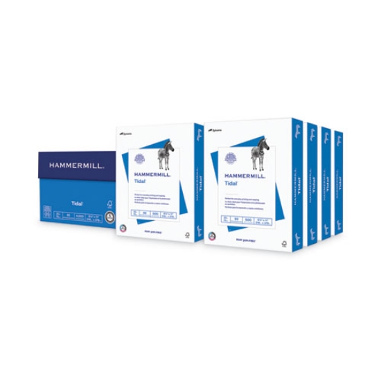 Picture of Tidal Print Paper, 92 Bright, 20 lb Bond Weight, 8.5 x 11, White, 500 Sheets/Ream, 8 Reams/Carton