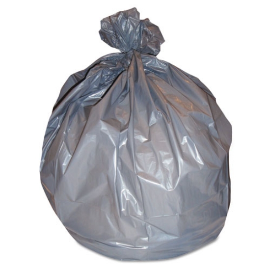 Picture of Low-Density Can Liners, 33 Gal, 1.5 Mil, 33 X 40, Silver, 100/carton