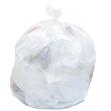 Picture of High-Density Waste Can Liners, 16 gal, 6 mic, 24" x 31", Natural, 50 Bags/Roll, 20 Rolls/Carton