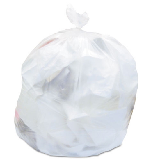 Picture of High-Density Waste Can Liners, 16 gal, 6 mic, 24" x 31", Natural, 50 Bags/Roll, 20 Rolls/Carton