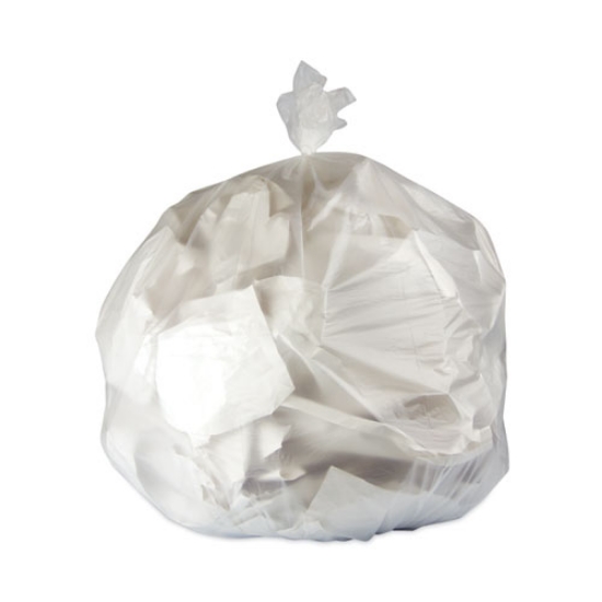 Picture of High-Density Waste Can Liners, 56 gal, 22 mic, 43 x 48, Natural, 200/Carton