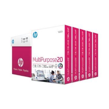 Picture of MultiPurpose20 Paper, 96 Bright, 20 lb Bond Weight, 8.5 x 11, White, 500 Sheets/Ream, 5 Reams/Carton