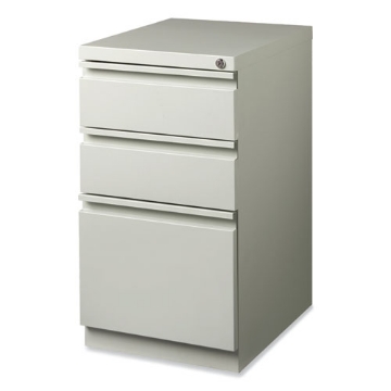 Picture of Full-Width Pull 20 Deep Mobile Pedestal File, Box/Box/File, Letter, Lt Gray, 15 x 19.88 x 27.75, Ships in 4-6 Business Days
