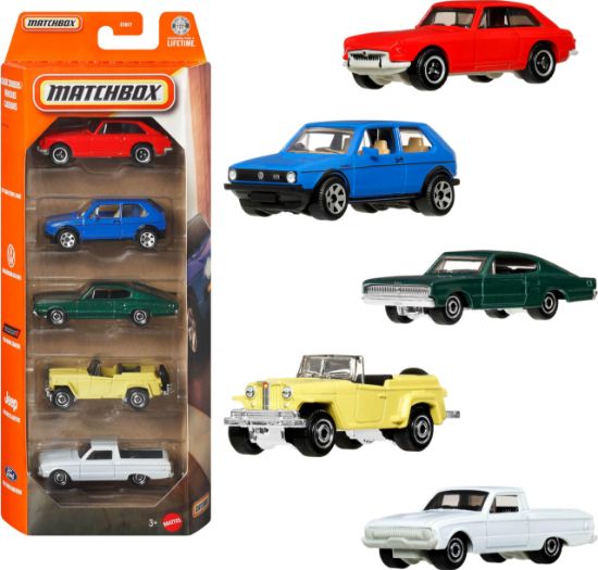 Picture of Matchbox C1817 MATCHBOX CAR 5PK (PK-12-EA)