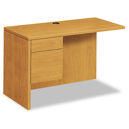 Picture of 10500 SERIES L WORKSTATION RETURN, 3/4 HEIGHT LEFT PED, 48W X 24D X 29.5H, HARVEST