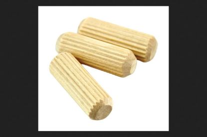 Picture of WOLFCRAFT 2918405 DOWEL PIN FLUTED1/2"15PK (EA)