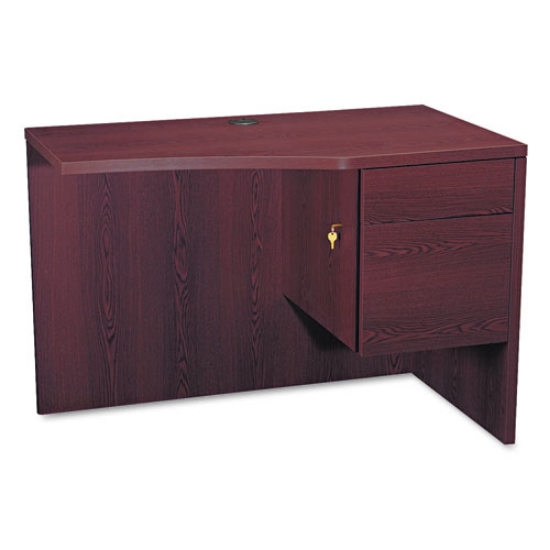 Picture of 10500 Series Curved Return, Right, 42" x 18" to 24" x 29.5", Mahogany