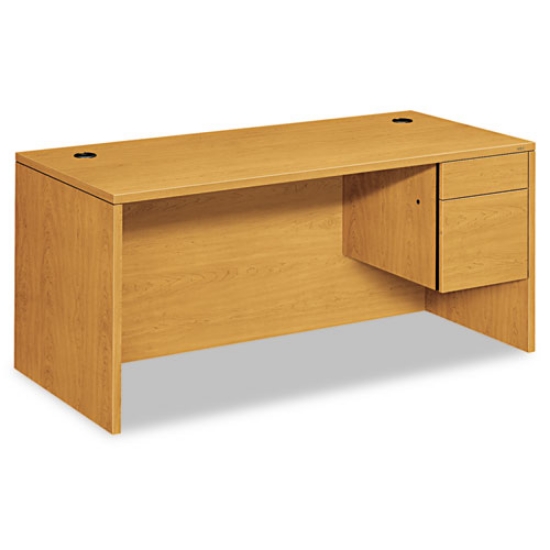 Picture of 10500 Series "l" Workstation Right Pedestal Desk, 66" X 30" X 29.5", Harvest
