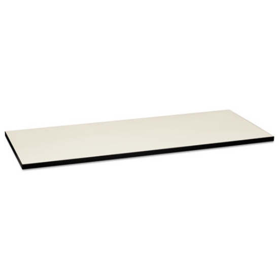 Picture of Huddle Multipurpose Rectangular Top, 60w X 24d, Silver Mesh/black