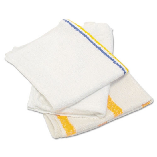 Picture of Value Counter Cloth/Bar Mop, 14 x 17, White, 25 Pounds/Bag