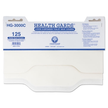 Picture of Health Gards Toilet Seat Covers, 15 X 17, White, 3,000/carton