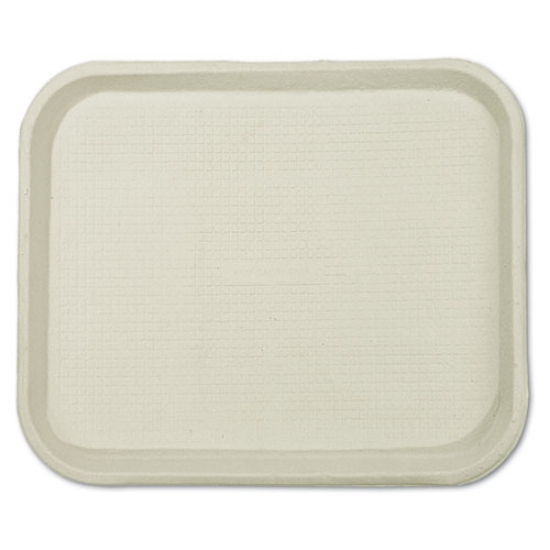 Picture of Savaday Molded Fiber Food Trays, 1-Compartment, 9 x 12 x 1, White, Paper, 250/Carton