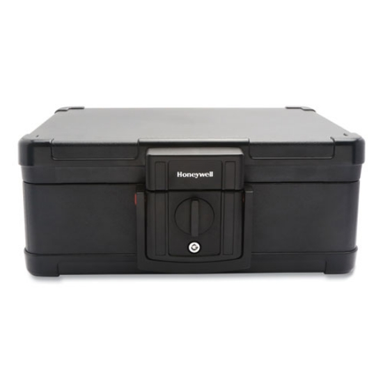 Picture of Fire And Waterproof Safe Chest With Carry Handle, 16 X 12.6 X 6.6, Black
