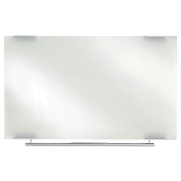 Picture of clarity glass dry erase board with aluminum trim, 72 x 36, white surface