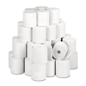 Picture of Direct Thermal Printing Thermal Paper Rolls, 3.13" X 273 Ft, White, 50/carton