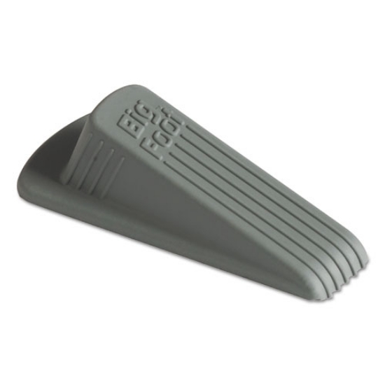 Picture of Big Foot Doorstop, No-Slip Rubber, 2.25w X 4.75d X 1.25h, Gray, 12/Box