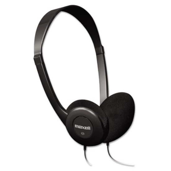 Picture of HP-100 Headphones, 4 ft Cord, Black