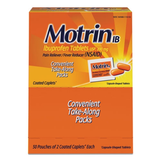 Picture of Ibuprofen Tablets, Two-Pack, 50 Packs/box