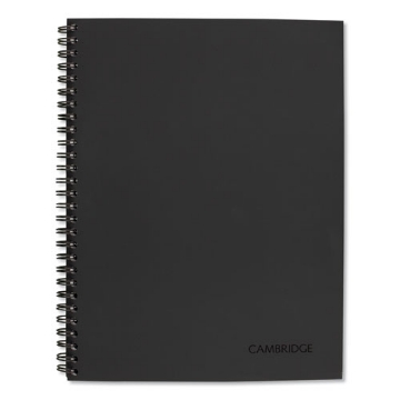 Picture of Wirebound Guided Action Planner Notebook, 1-Subject, Project-Management Format, Dark Gray Cover, (80) 9.5 x 7.5 Sheets