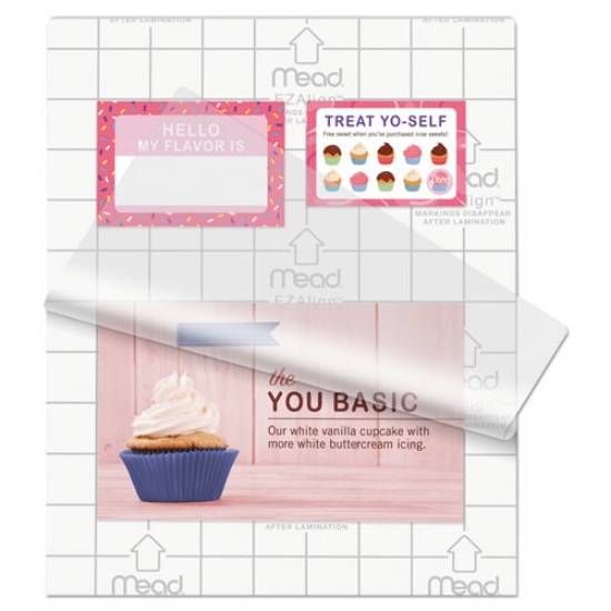 Picture of Ezalign Thermal Laminating Pouches, 3 Mil, 9" X 11.5", Gloss Clear, 100/pack