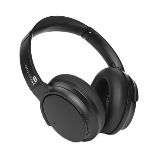 Picture of SYNERGY HD Wireless Noise Cancelling Headphones Bluetooth Headset with Microphone, 4 ft Cord, Black