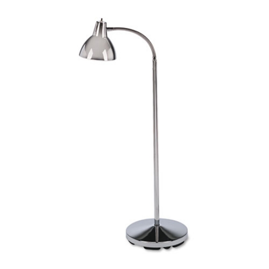 Picture of Classic Incandescent Exam Lamp, Three Prong, 10w x 10d x 74h, Stainless Steel