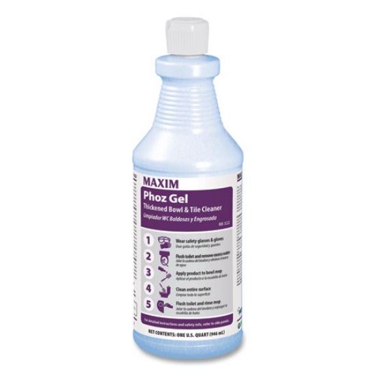 Picture of Phoz Gel Thickened Bowl And Tile Cleaner, Cherry Scent, 32 Oz Bottle, 12/carton