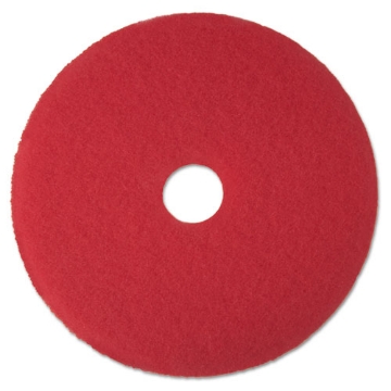 Picture of Low-Speed Buffer Floor Pads 5100, 14" Diameter, Red, 5/carton