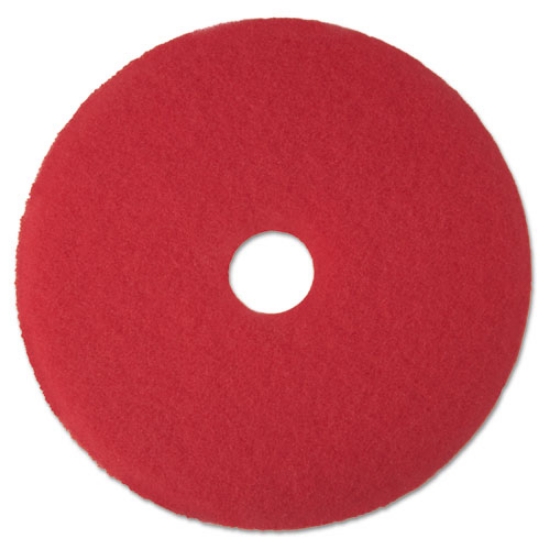 Picture of Low-Speed Buffer Floor Pads 5100, 15" Diameter, Red, 5/carton