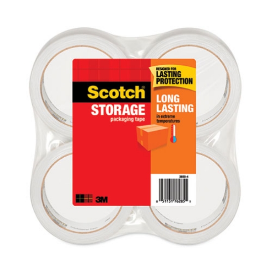 Picture of Storage Tape, 3" Core, 1.88" X 54.6 Yds, Clear, 4/pack