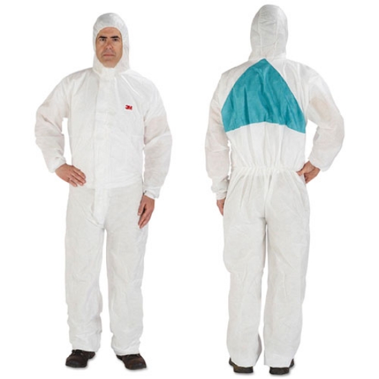 Picture of Disposable Protective Coveralls, X-Large, White, 25/Carton