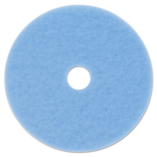 Picture of Hi-Performance Burnish Pad 3050, 20" Diameter, Sky Blue, 5/carton