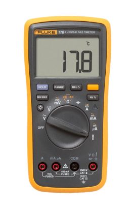 Picture of FLUKE IG FLUKE-17B+-R FLUKE-17B+-R BASIC DMM W/TEMPERATURE CAT III RETAIL (EA)