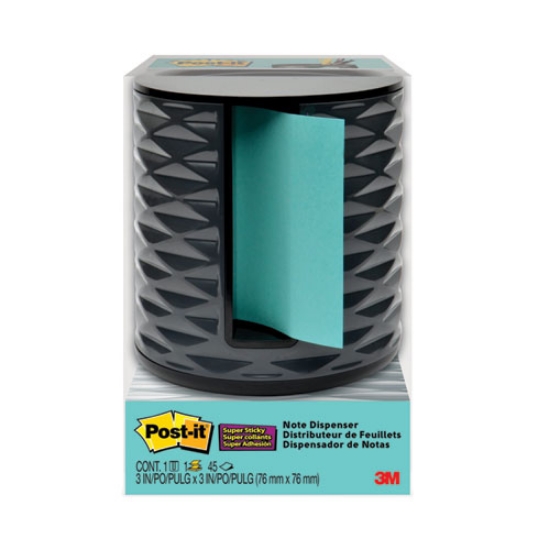 Picture of Vertical Pop-up Note Dispenser, For 3 x 3 Pads, Black