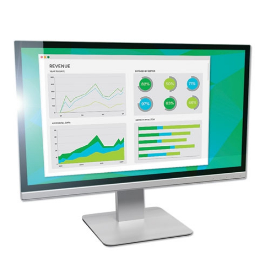 Picture of antiglare frameless filter for 27" widescreen flat panel monitor, 16:9 aspect ratio