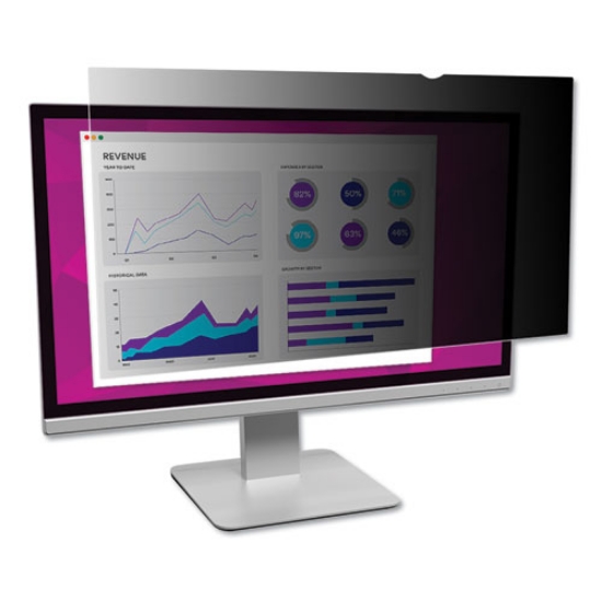 Picture of High Clarity Privacy Filter for 24" Widescreen Flat Panel Monitor, 16:10 Aspect Ratio