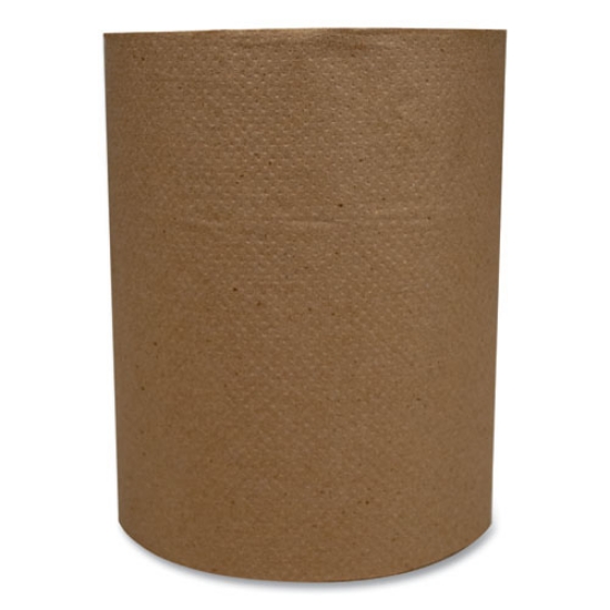Picture of Morsoft Universal Roll Towels, 1-Ply, 8" x 600 ft, Kraft, 12 Rolls/Carton